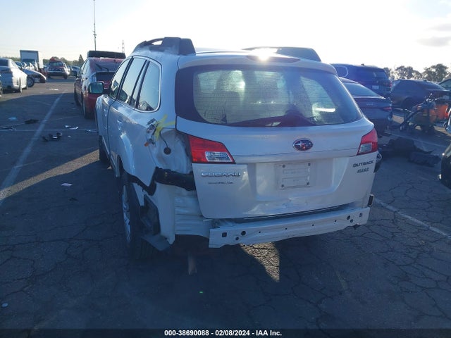2011 SUBARU OUTBACK 2.5I VIN: 4S4BRBACXB3396258