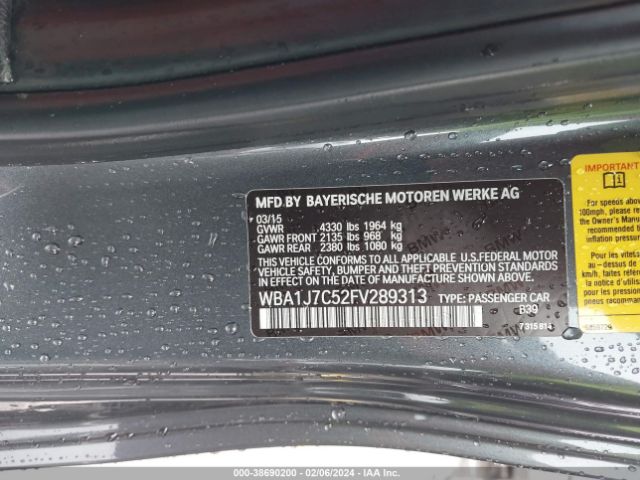 WBA1J7C52FV289313 BMW M235