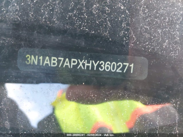 Nissan SENTRA SV 2017 3N1AB7APXHY360271 Image 9