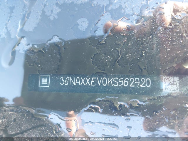 Chevrolet Equinox Premier 2019 3GNAXXEV0KS562920 Image 9