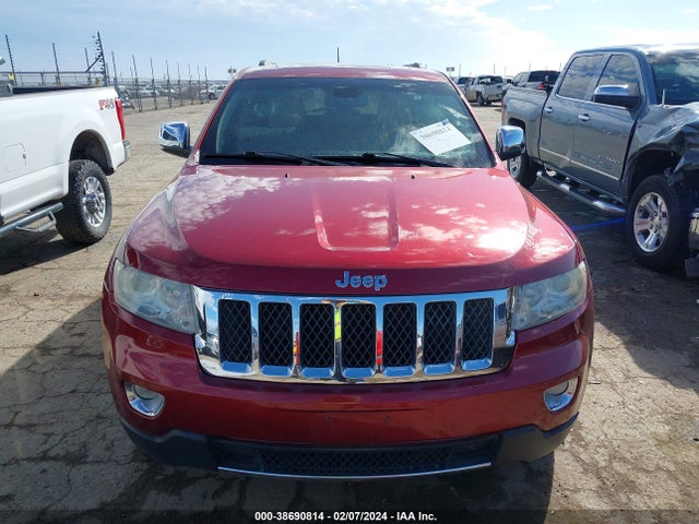 2012 JEEP GRAND CHEROKEE OVERLAND VIN: 1C4RJFCT6CC328880