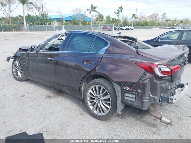JN1EV7AP2JM352022 Infiniti Q50 3.0t Luxe