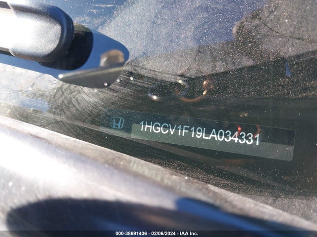 Honda ACCORD LX 2020 1HGCV1F19LA034331 Image 9