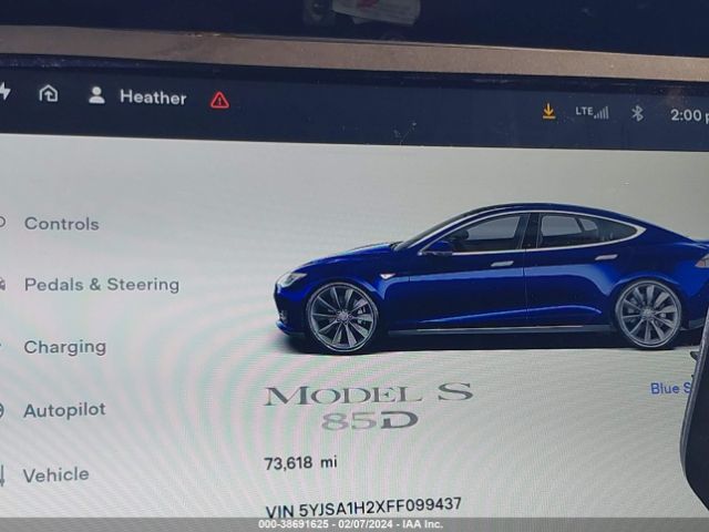 5YJSA1H2XFF099437 Tesla Model S 70d/85d/p85d