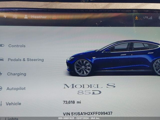 5YJSA1H2XFF099437 Tesla Model S 70d/85d/p85d