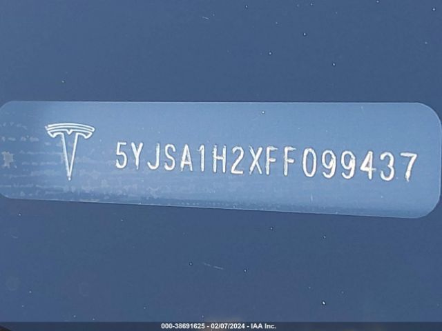 5YJSA1H2XFF099437 Tesla Model S 70d/85d/p85d