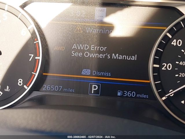 1N4BL4EW9NN310135 Nissan Altima Sl Intelligent Awd