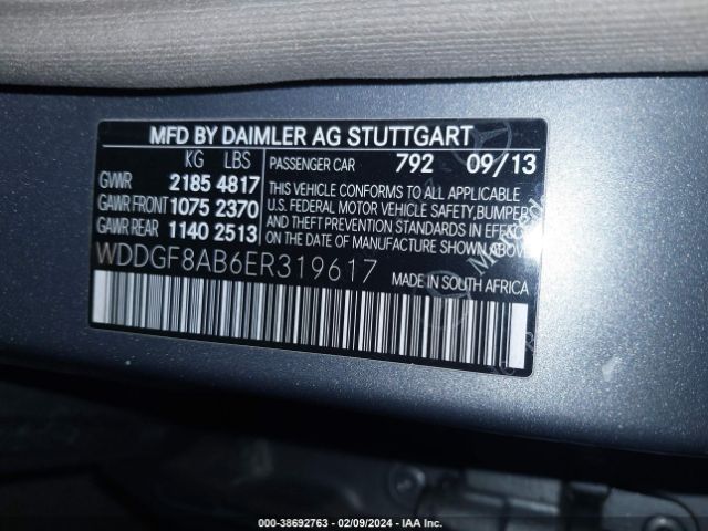 WDDGF8AB6ER319617 Mercedes-Benz C 300 Luxury 4matic/sport 4matic
