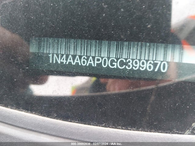 Nissan Maxima 3.5 Sl 2016 1N4AA6AP0GC399670 Image 9