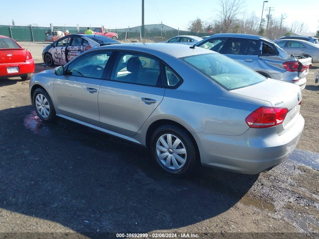 2012 VOLKSWAGEN PASSAT 2.5L S VIN: 1VWAP7A33CC073378