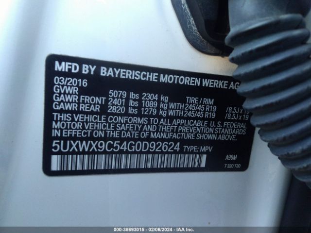 5UXWX9C54G0D92624 BMW X3 Xdrive28i