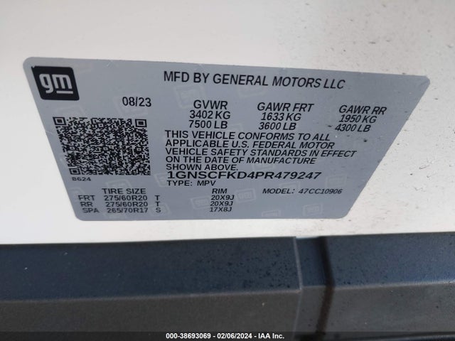 Chevrolet Suburban 2wd Premier 2023 1GNSCFKD4PR479247 Image 9