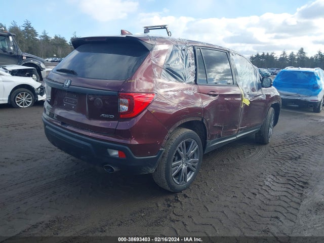 Honda Passport Awd Ex-l 2020 5FNYF8H59LB010547 Image 4