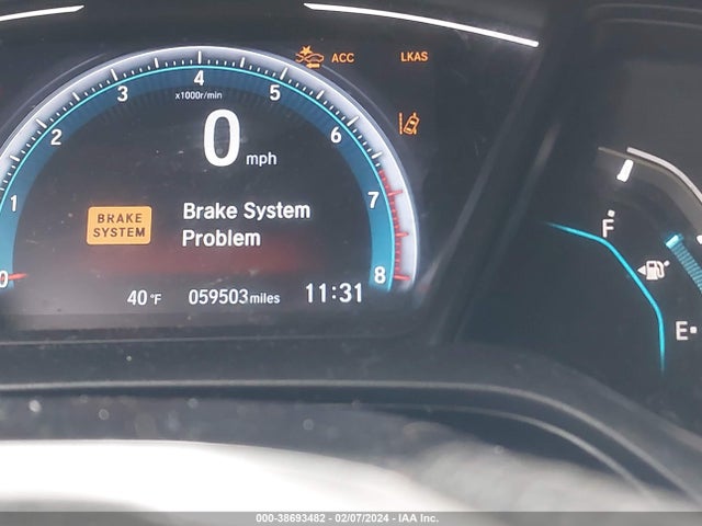 Honda Civic Lx 2019 2HGFC2F67KH510113 Image 15