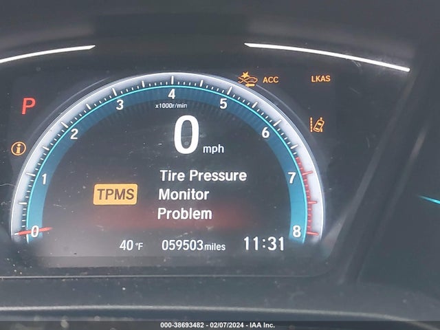 Honda Civic Lx 2019 2HGFC2F67KH510113 Image 7