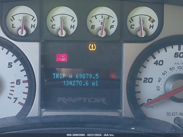 2010 FORD F-150 SVT RAPTOR VIN: 1FTEX1E60AFC51328