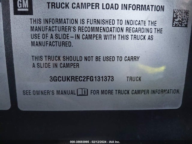 Chevrolet Silverado 1500 2lt 2015 3GCUKREC2FG131373 Image 9