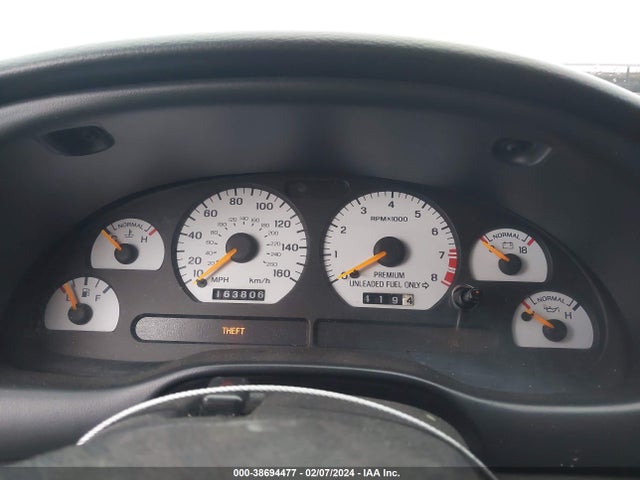 1997 FORD MUSTANG COBRA VIN: 1FALP47V7VF170786