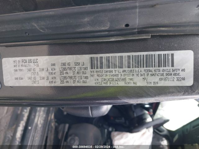 1C4HJXCG8JW265085 Jeep Wrangler Rubicon 4x4