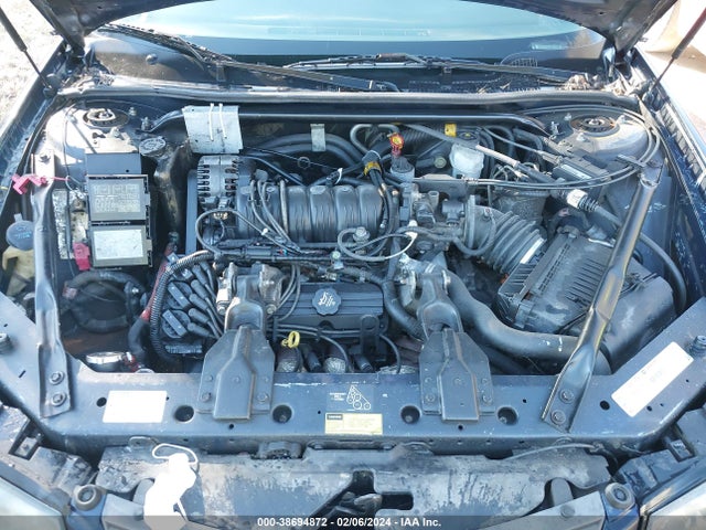 2001 CHEVROLET IMPALA LS VIN: 2G1WH55K119370612