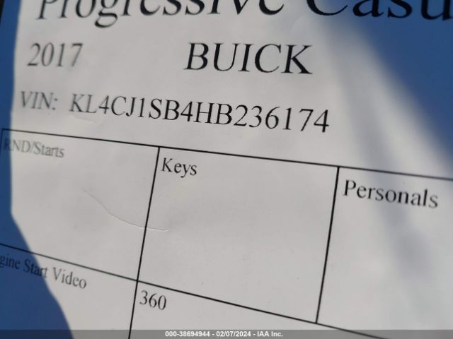 KL4CJ1SB4HB236174 Buick Encore Sport Touring