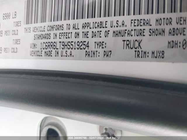 RAM 1500 Lone Star  4x2 5'7 Box 2017 1C6RR6LT9HS519254 Image 9