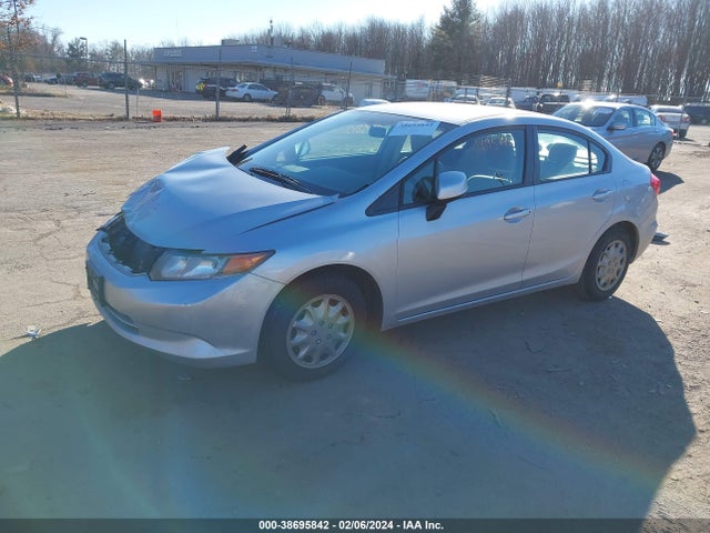 2012 HONDA CIVIC LX VIN: 2HGFB2F57CH606495