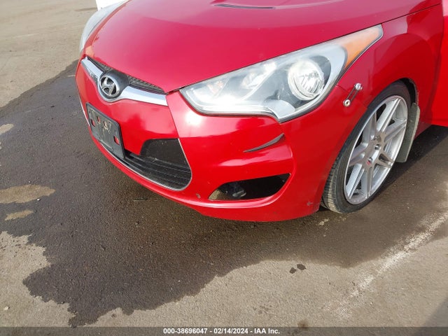 2012 HYUNDAI VELOSTER BASE W/GRAY VIN: KMHTC6ADXCU049904