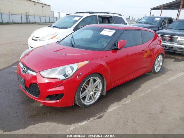 2012 HYUNDAI VELOSTER BASE W/GRAY VIN: KMHTC6ADXCU049904