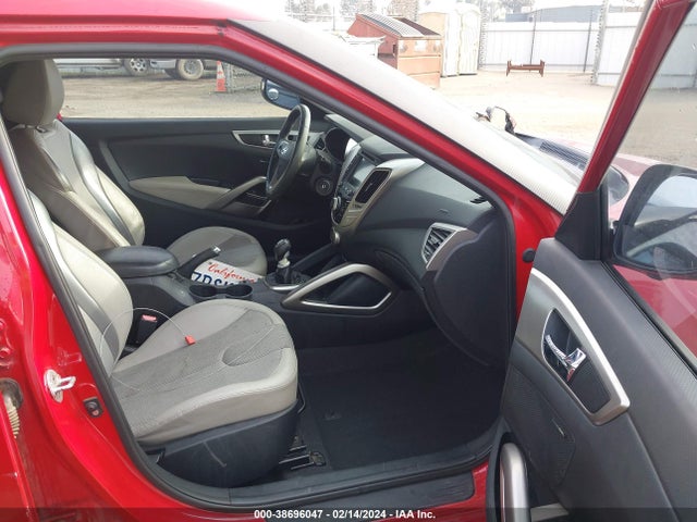 2012 HYUNDAI VELOSTER BASE W/GRAY VIN: KMHTC6ADXCU049904