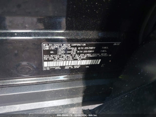 Toyota Venza Limited 2023 JTEAAAAH9PJ145887 Image 9