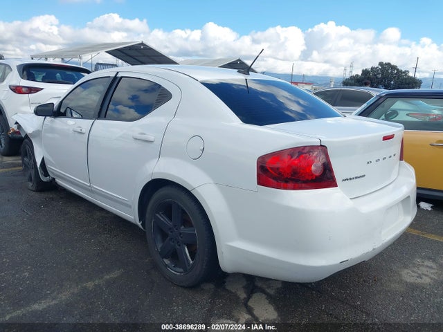 2013 DODGE AVENGER SE VIN: 1C3CDZAB1DN642939