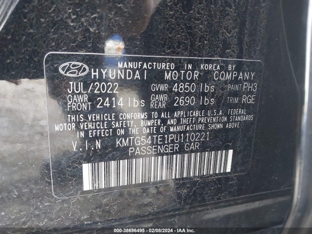 Genesis G70 3.3t Rwd 2023 KMTG54TE1PU110221 Image 9