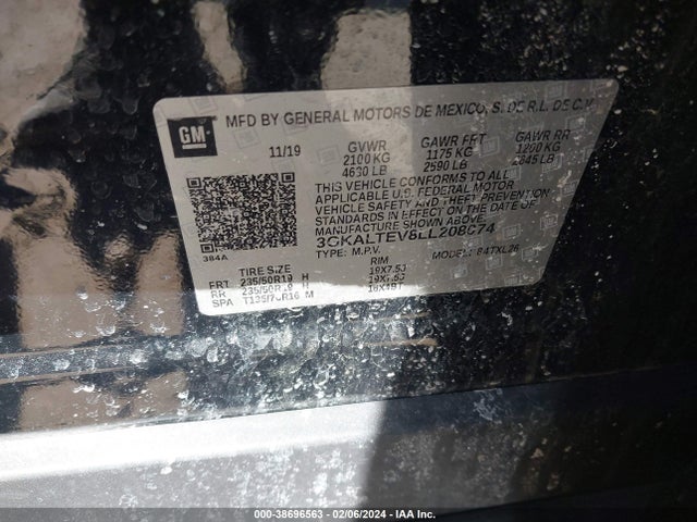 GMC Terrain Awd Sle 2020 3GKALTEV8LL208074 Image 9