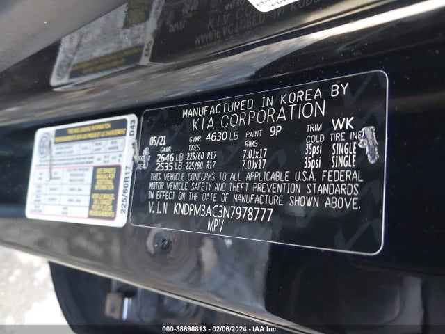 KIA Sportage Lx 2022 KNDPM3AC3N7978777 Image 9