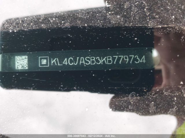 KL4CJASB3KB779734 Buick Encore Fwd Preferred