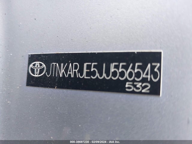 Toyota COROLLA IM 2018 JTNKARJE5JJ556543 Image 9