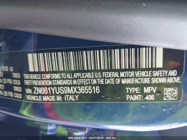 ZN661YUS9MX365516 Maserati Levante S Gransport