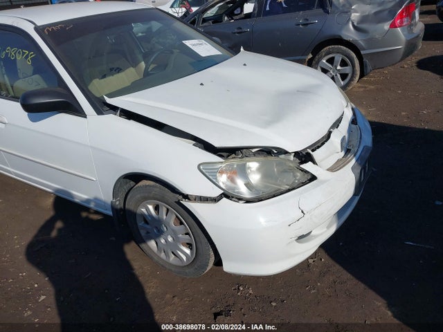 2004 HONDA CIVIC LX VIN: 2HGES16624H615007