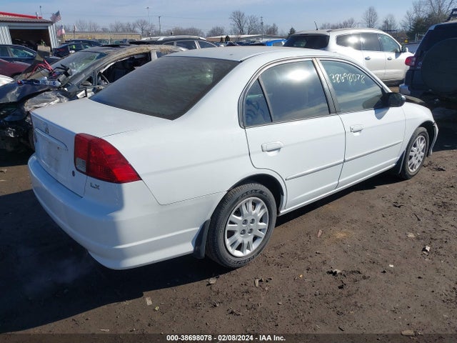 2004 HONDA CIVIC LX VIN: 2HGES16624H615007