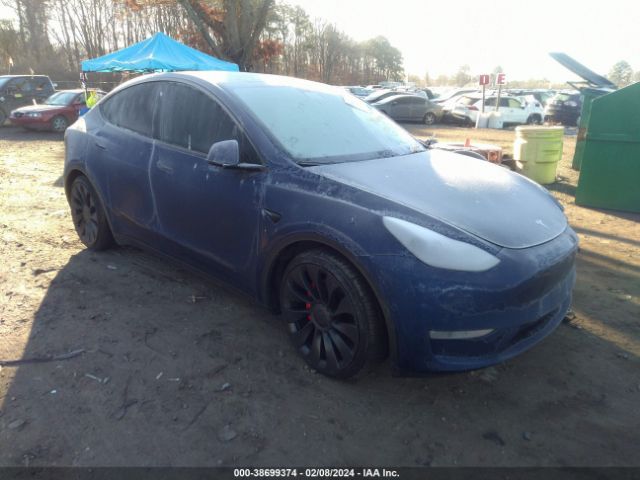 2022 TESLA MODEL Y 7SAYGDEF4NF380183