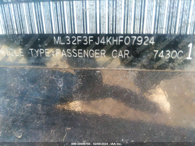 Mitsubishi Mirage G4 Es/rf 2019 ML32F3FJ4KHF07924 Image 9