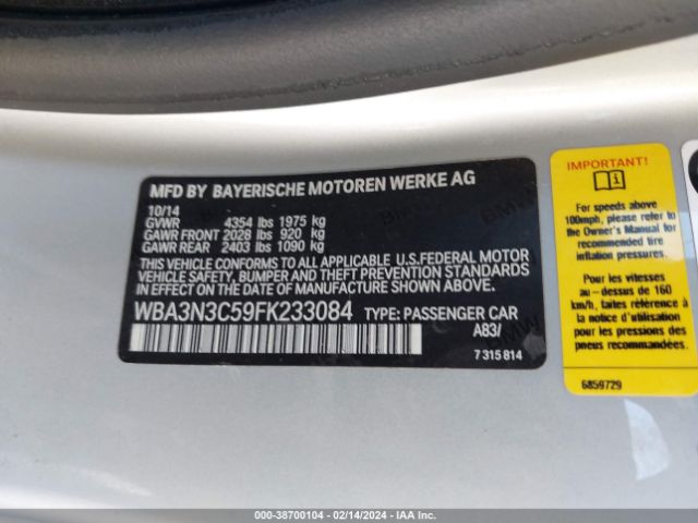 WBA3N3C59FK233084 BMW 428i