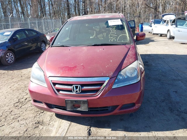 2006 Honda Odyssey Ex-l მანქანა იყიდება აუქციონზე, vin: 5FNRL38666B125085, აუქციონის ნომერი: 38700214