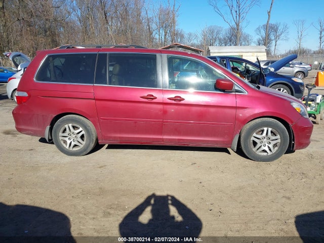 2006 Honda Odyssey Ex-l მანქანა იყიდება აუქციონზე, vin: 5FNRL38666B125085, აუქციონის ნომერი: 38700214