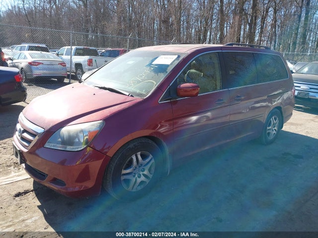 2006 Honda Odyssey Ex-l მანქანა იყიდება აუქციონზე, vin: 5FNRL38666B125085, აუქციონის ნომერი: 38700214