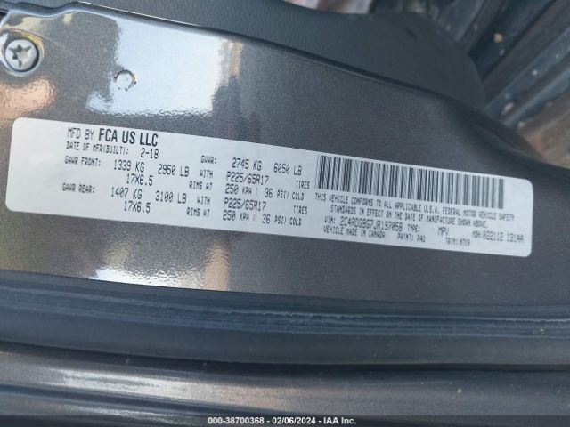 2C4RDGBG7JR197058 Dodge Grand Caravan Se Plus