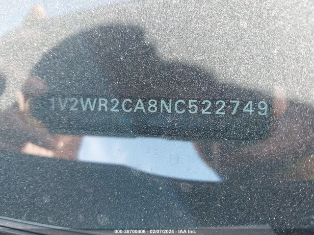 1V2WR2CA8NC522749 Volkswagen Atlas 3.6l V6 Se W/technology