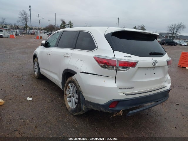 Toyota Highlander Le V6 2016 5TDBKRFH0GS289702 Image 3