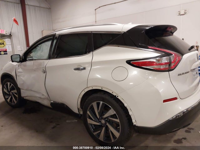 2015 NISSAN MURANO PLATINUM VIN: 5N1AZ2MH9FN270485